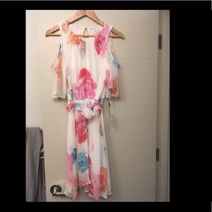 NWT Calvin Klein Cold Shoulder Dress Sz 10
